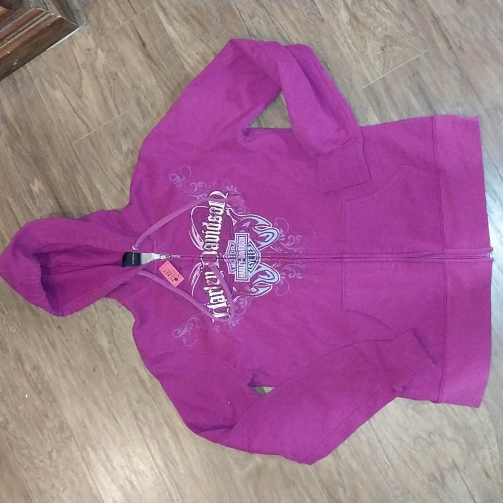 Harley-Davison Logo Zipper Hoodie